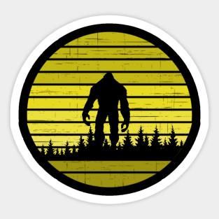 Yeti Sasquatch Sticker